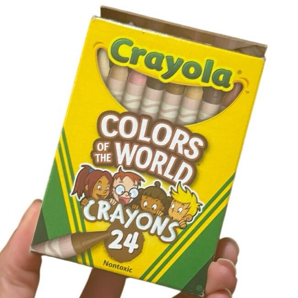 Crayola Colors of the World Crayons, 24 Ct, Back to School Supplies